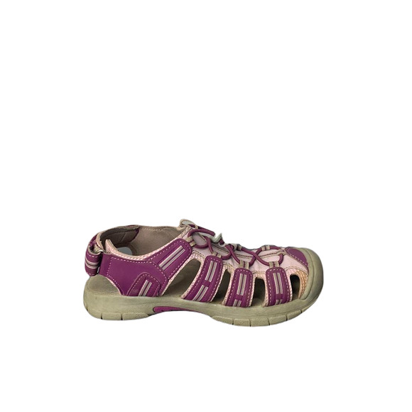 Khombu Girls Water Sandals Size 3 Purple & Pink with Adjustable Strap - Picture 4 of 8